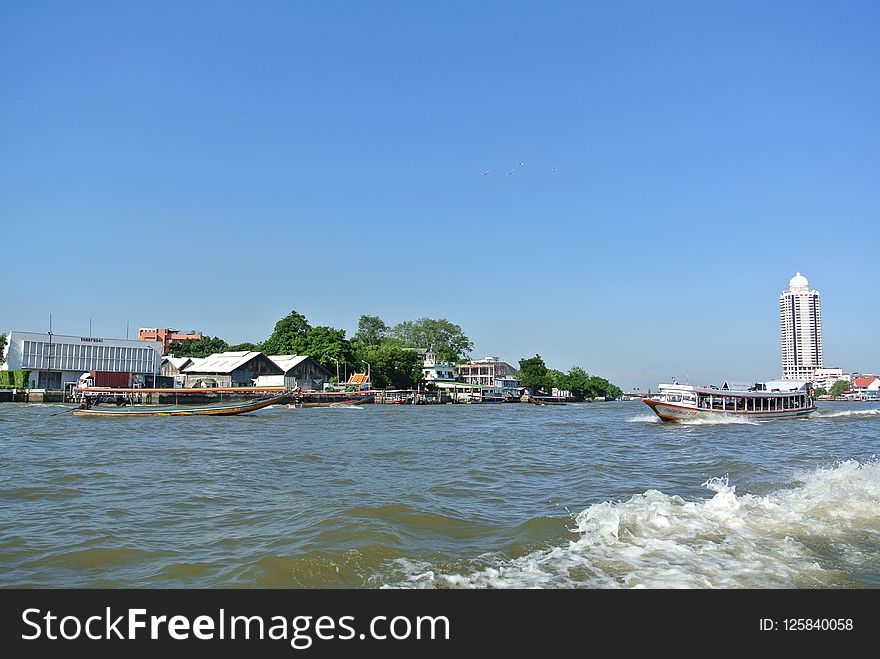 Waterway, Water Transportation, Coastal And Oceanic Landforms, Sky