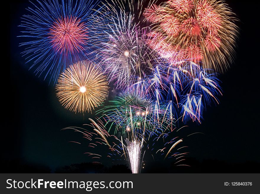 Fireworks, Sky, Event, FÃªte