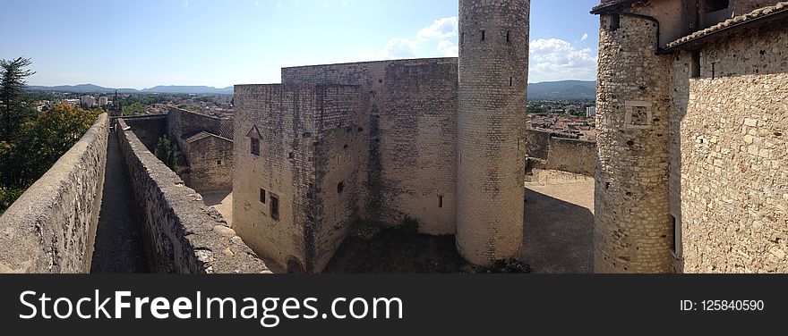 Historic Site, Fortification, Ruins, Medieval Architecture