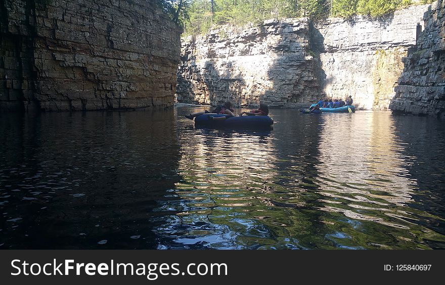 Waterway, River, Nature Reserve, Cliff