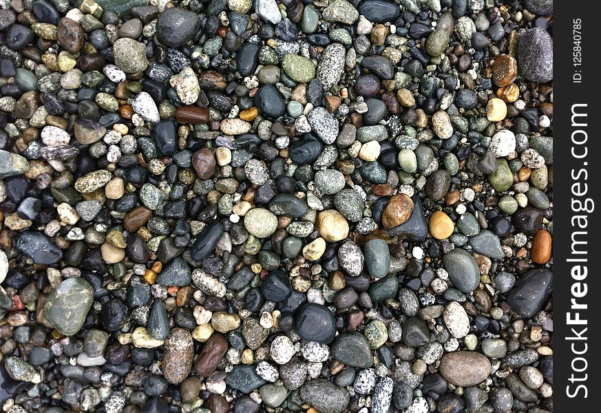 Pebble, Rock, Gravel, Material