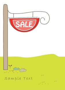 Sale Signboard Royalty Free Stock Photography