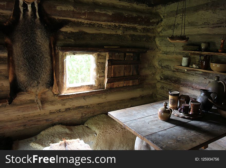 Window, Log Cabin