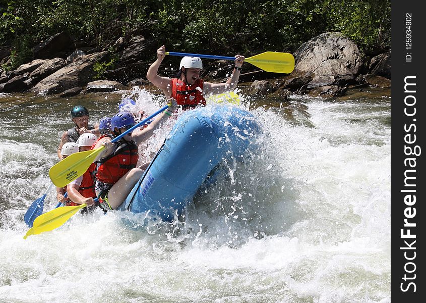 Rafting, Rapid, Water Transportation, Waterway