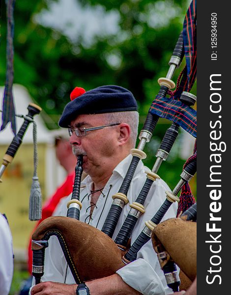 Bagpipes, Musician, Musical Instrument, Wind Instrument
