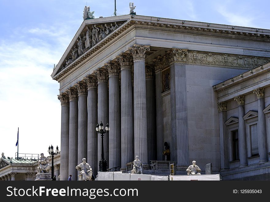 Classical Architecture, Landmark, Ancient Roman Architecture, Roman Temple