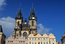 Church At Prague, Czech Royalty Free Stock Photos Church At Prague, Czech Royalty Free Stock Photos