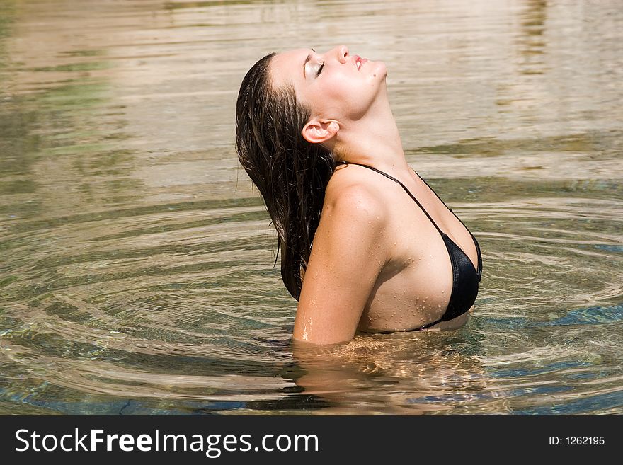 girl in bikini