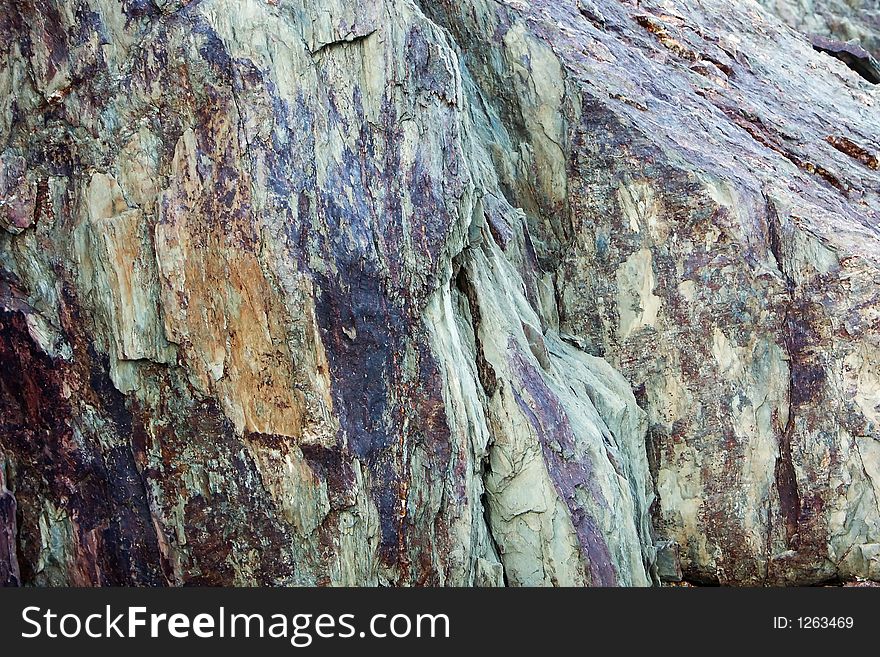 Photo of a rock on coast of river Rio Tajo in Spain. Photo of a rock on coast of river Rio Tajo in Spain