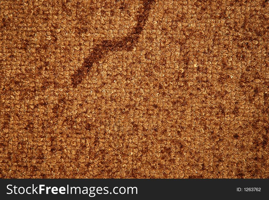 Macro of brown carpet background. Macro of brown carpet background