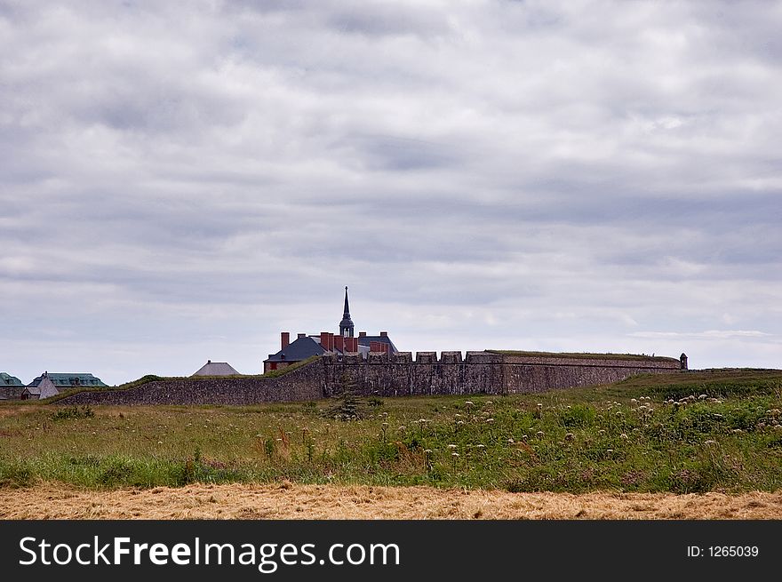 Fortress de Louisbourg in Cape Breton, Nova Scotia