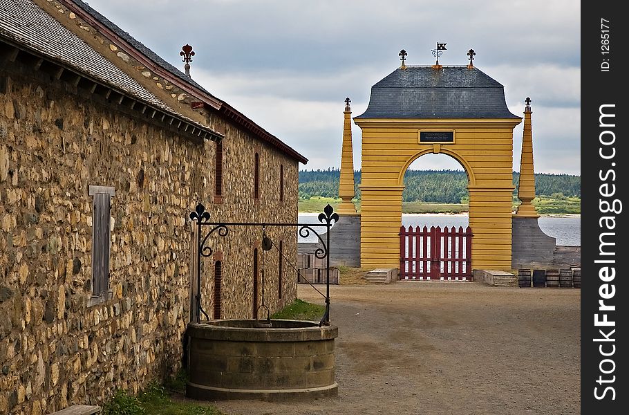 Louisbourg main entrance via the docks