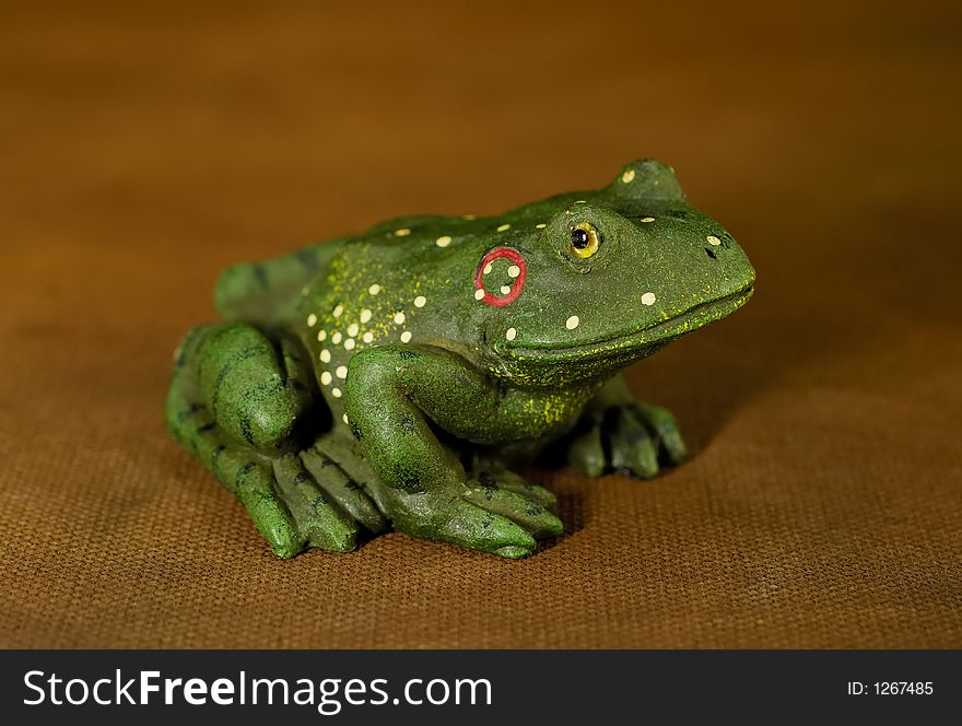 Photo of a Frog Figure - Hand Painted