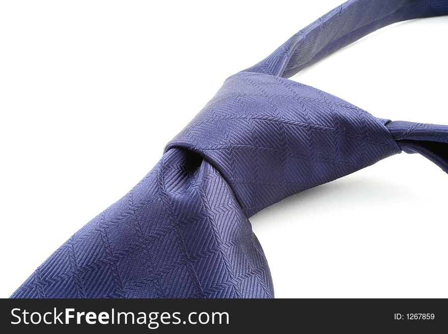 Tie on a white background