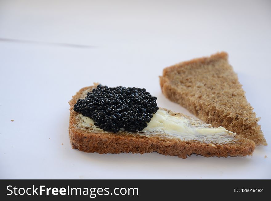 Caviar, Toast, Tapenade, Finger Food