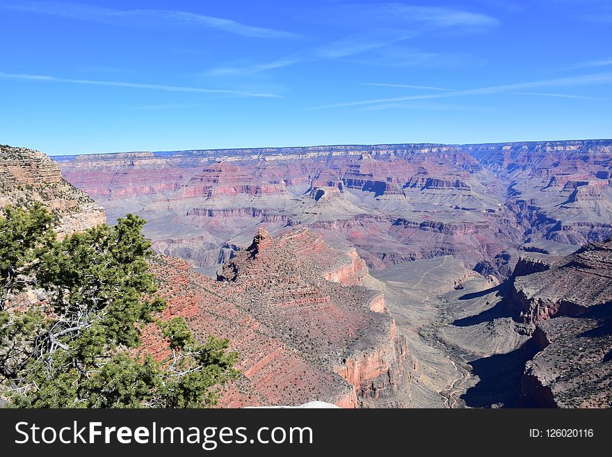 Sky, Canyon, Wilderness, National Park