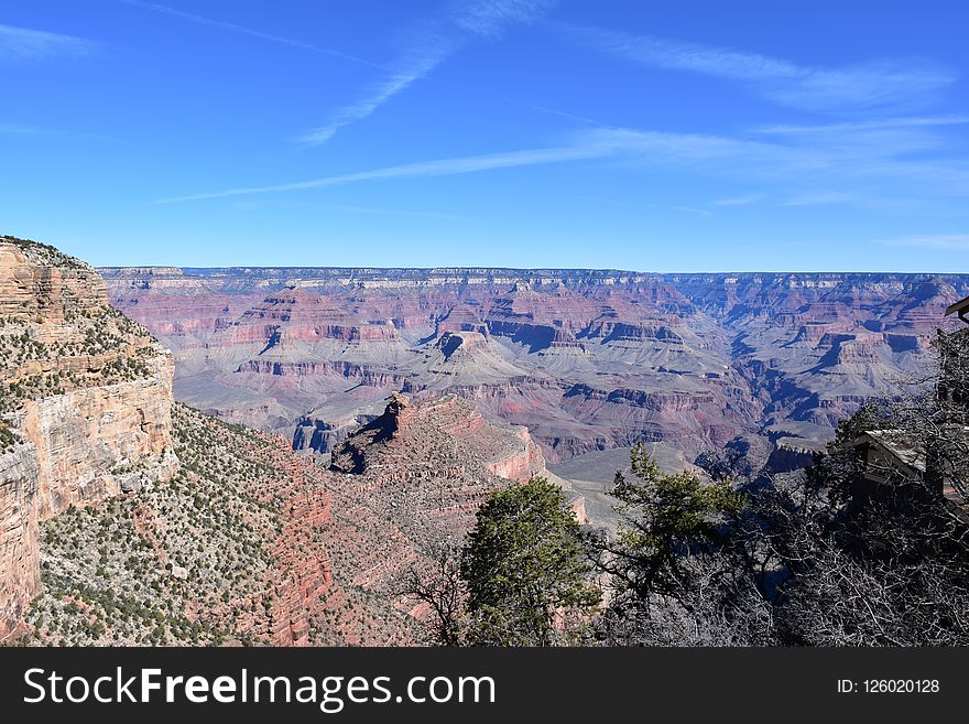 Sky, Canyon, Wilderness, National Park