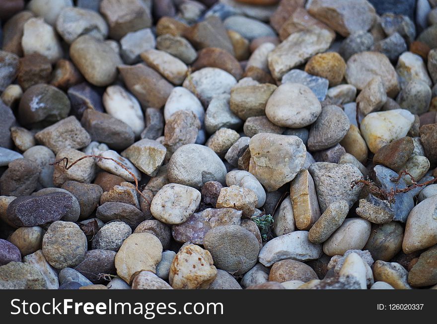 Pebble, Rock, Gravel, Material