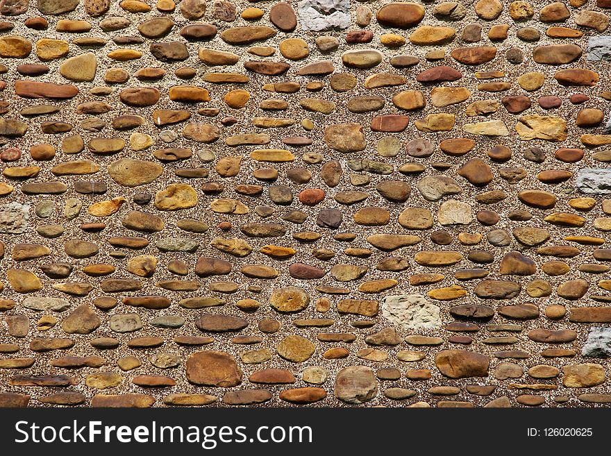 Stone Wall, Wall, Rock, Brick