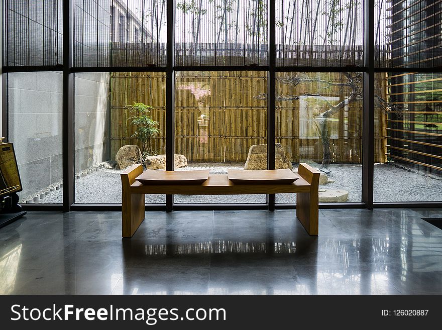 Furniture, Architecture, Interior Design, Table