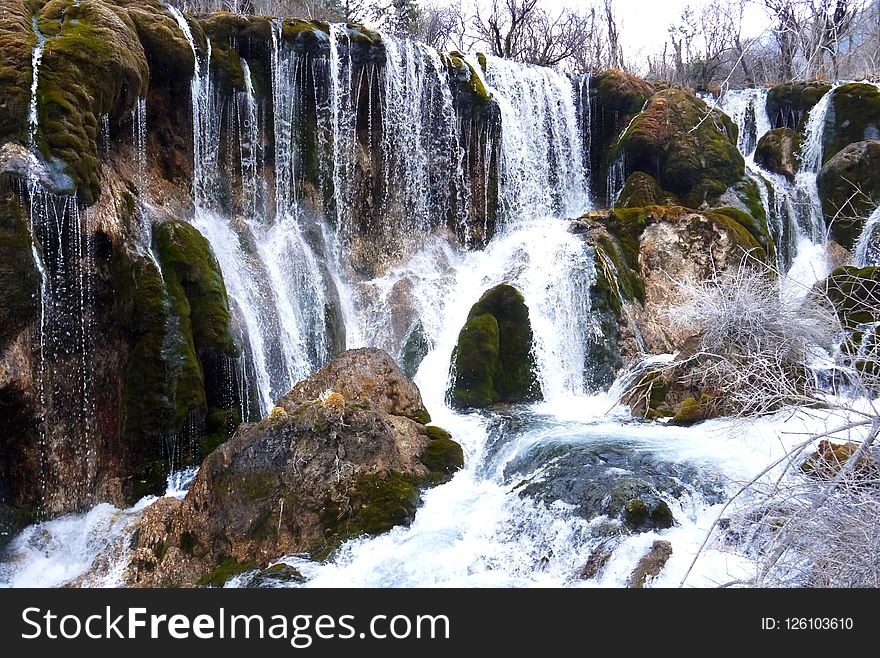 Waterfall, Water, Nature, Body Of Water