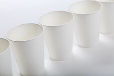 White Paper Cup Stock Photography