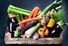 Local Fresh Raw Vegetables Stock Images