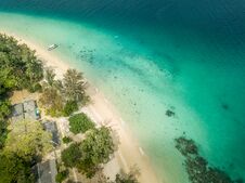 Aerial View Of Paradise Ko Kradan Stock Photography Aerial View Of Paradise Ko Kradan Stock Photography