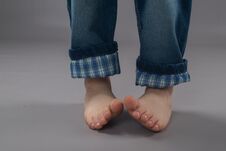 Beautiful Feet Of A Child Royalty Free Stock Images