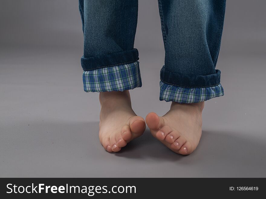 Beautiful Feet Of A Child