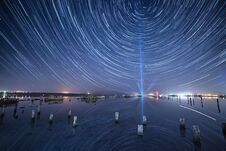 Lake At Night Royalty Free Stock Photography Lake At Night Royalty Free Stock Photography