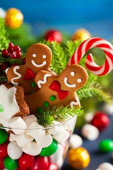 Christmas Cookies And Sweets . Royalty Free Stock Image Christmas Cookies And Sweets . Royalty Free Stock Image