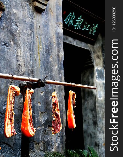 The Smoked Bacon on Hongjiang Ancient Commercial City