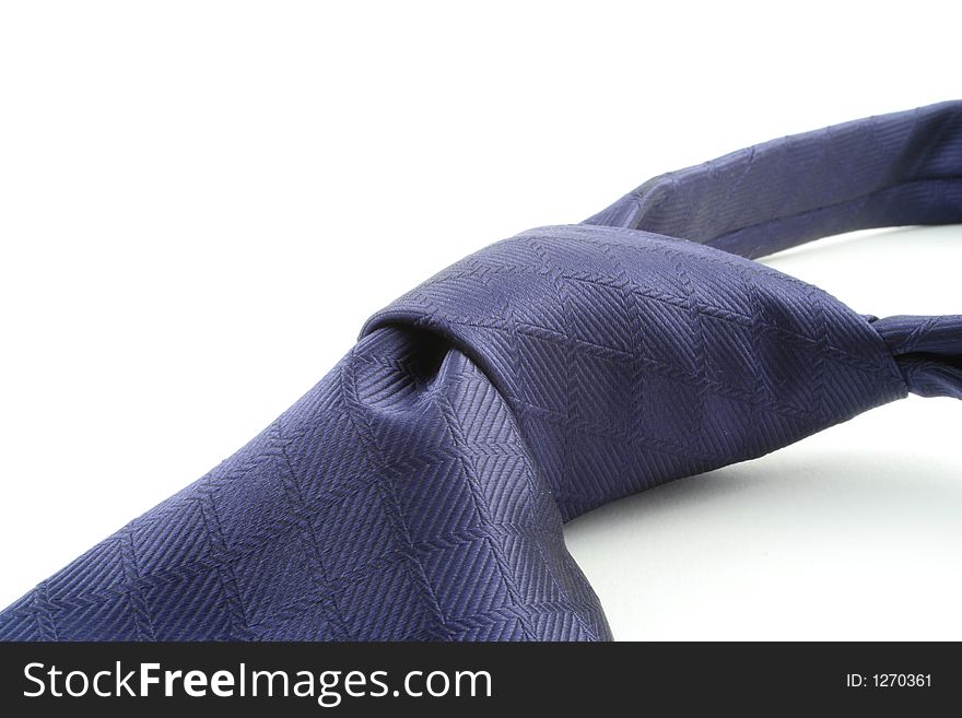 Tie on a white background