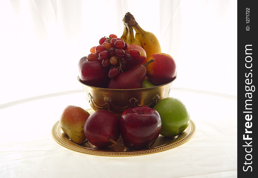 Fruit Bowl with Grapes