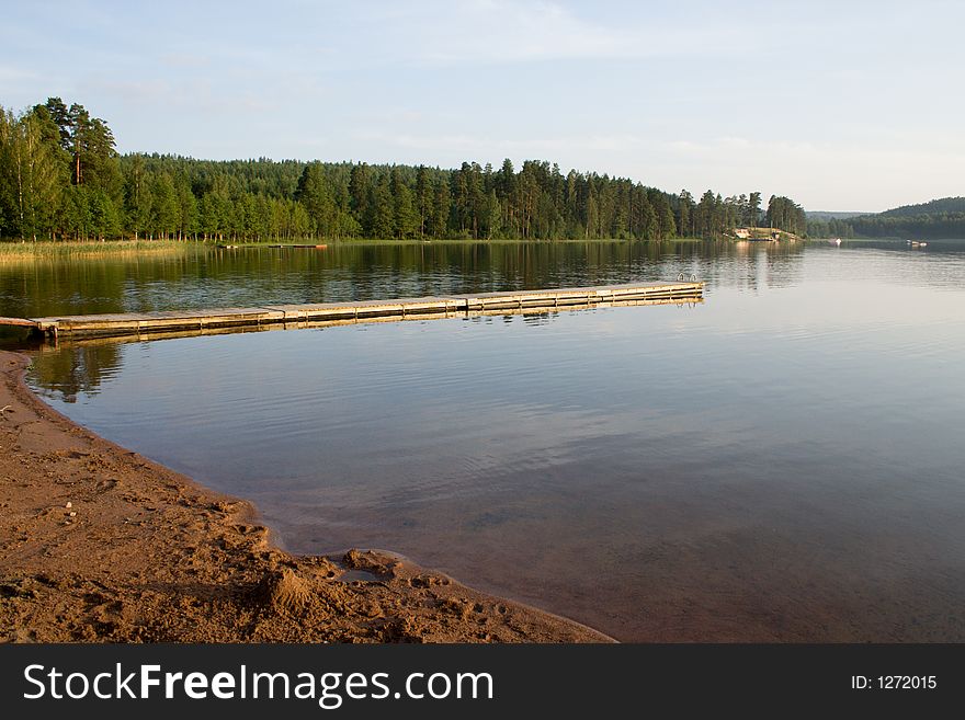 Still Lake and Jetty