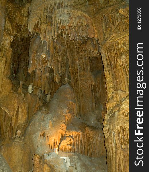 Stalagmite In Cave