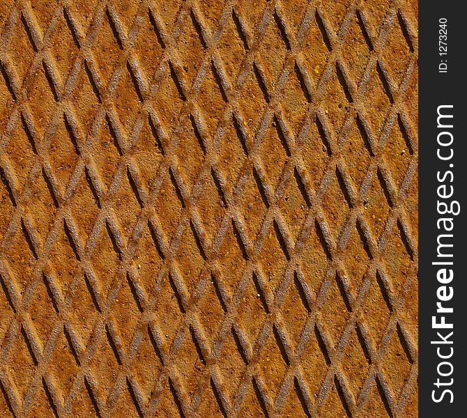 Seamlessly tileable photo of a rusty steel floor plate, ideal for architects, PC game designers and CG artists. Seamlessly tileable photo of a rusty steel floor plate, ideal for architects, PC game designers and CG artists.