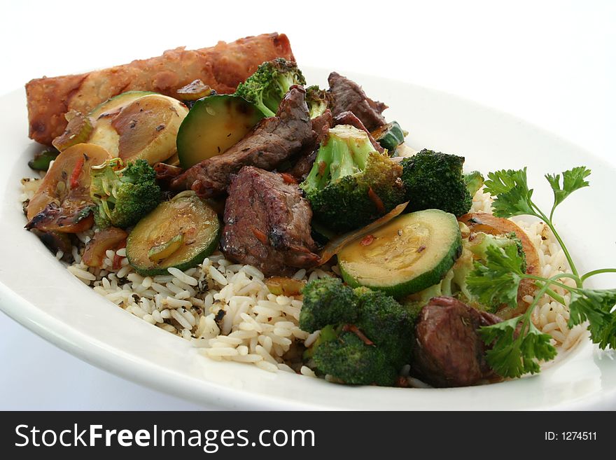 Steak stir fry