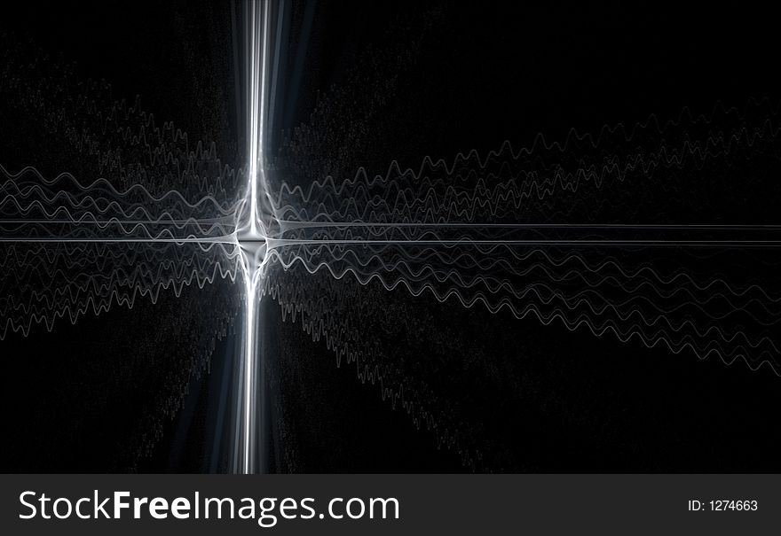 White silver spike and waves background abstract. White silver spike and waves background abstract