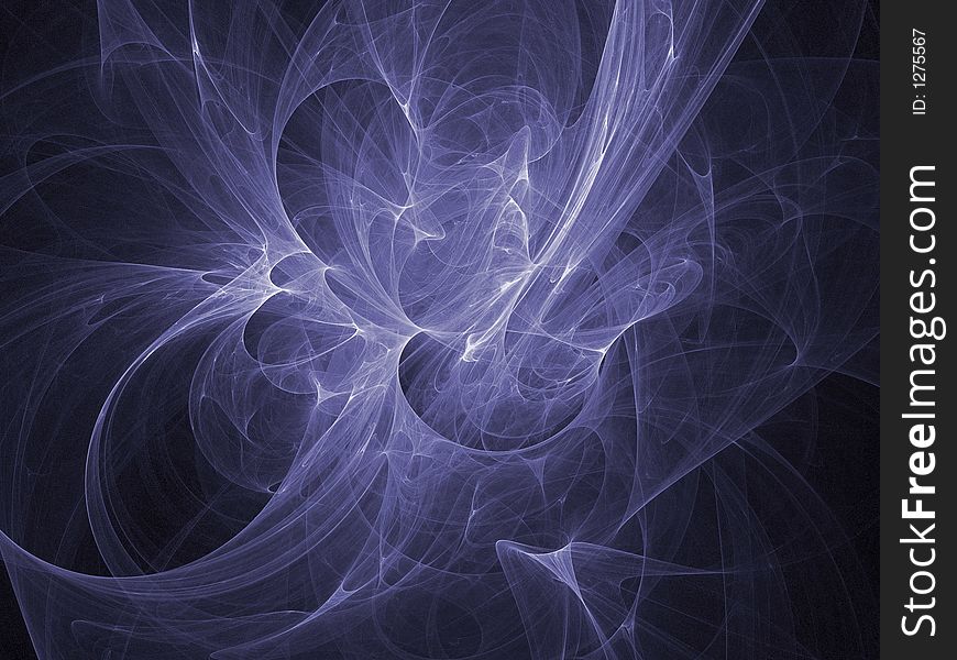 Abstract background with blue smoke