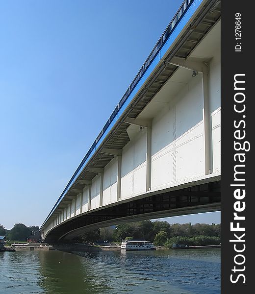 Branko's bridge over Sava river. Branko's bridge over Sava river.