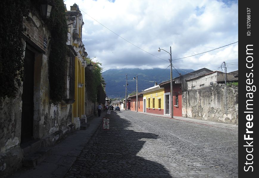 Antigua Guatemala the colonial city located in Sacatepequez, Guatemala, Central America