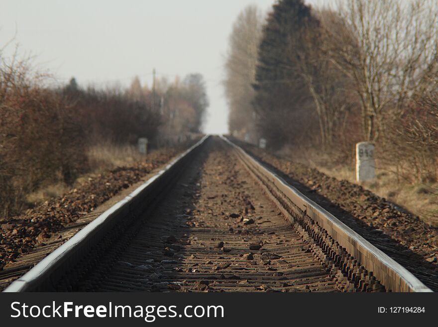 Railway - inferno shot