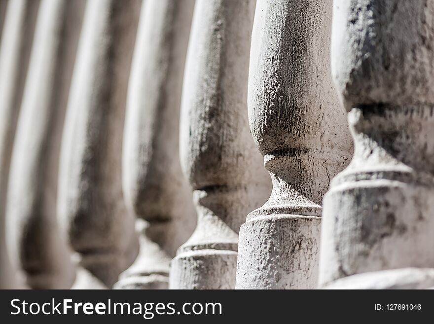 Allignment of Carved Decoration of Wooden Parapets