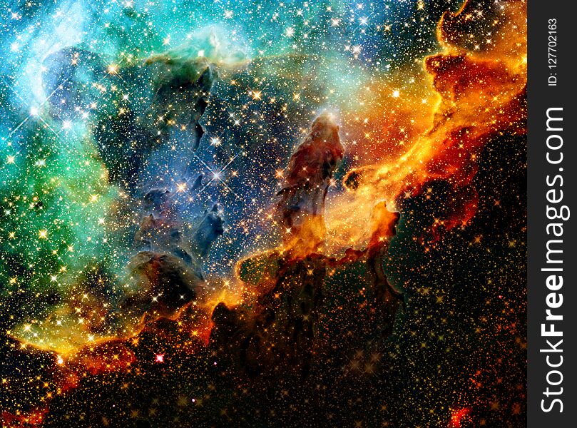 Nebula In Deep Space. Elements Of This Image Furnished By NASA