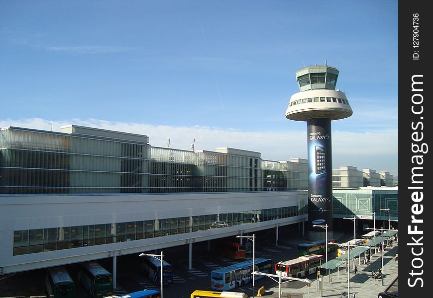 Control Tower, Airport, Infrastructure, Building