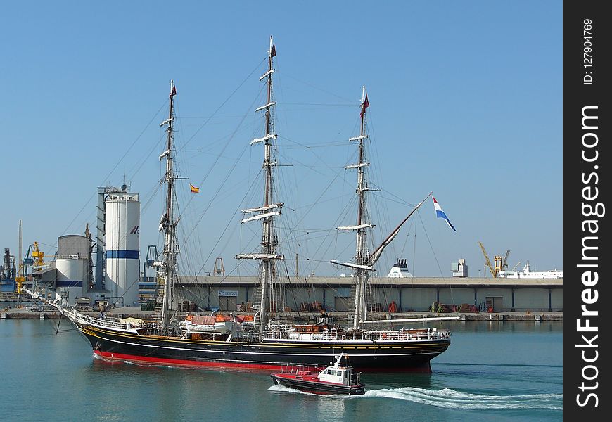 Tall Ship, Sailing Ship, Ship, Barque