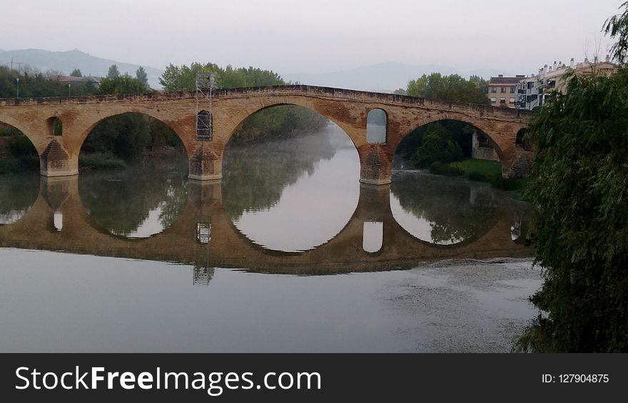 Bridge, Arch Bridge, Waterway, Viaduct