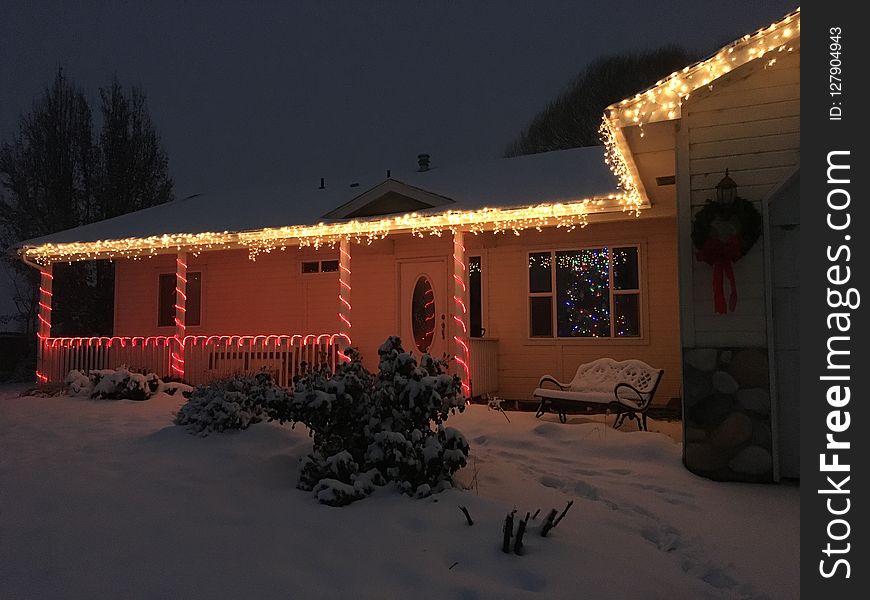 Snow, Home, Winter, Property